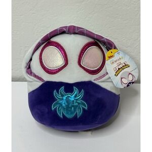 Squishmallow Marvel's Spidey & Amazing Friends Ghost Spider Hoodie Plush Toy New